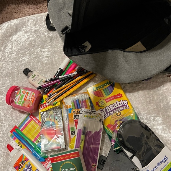 Empyre book bag with supplies, used but good condition - Picture 4 of 12